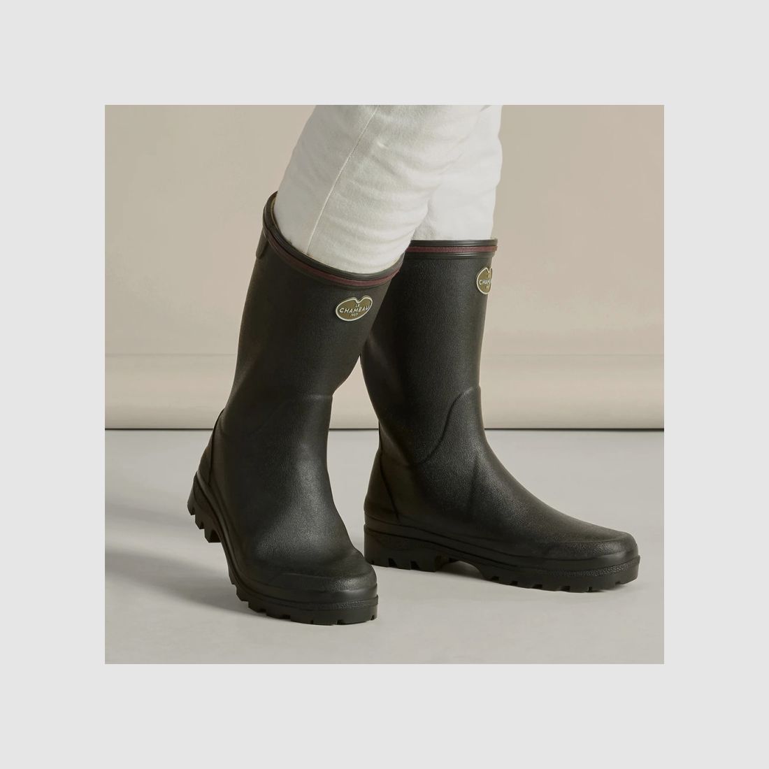 LE CHAMEAU GIVERNY BLACK BOOTS WOMEN, image 6 of 9