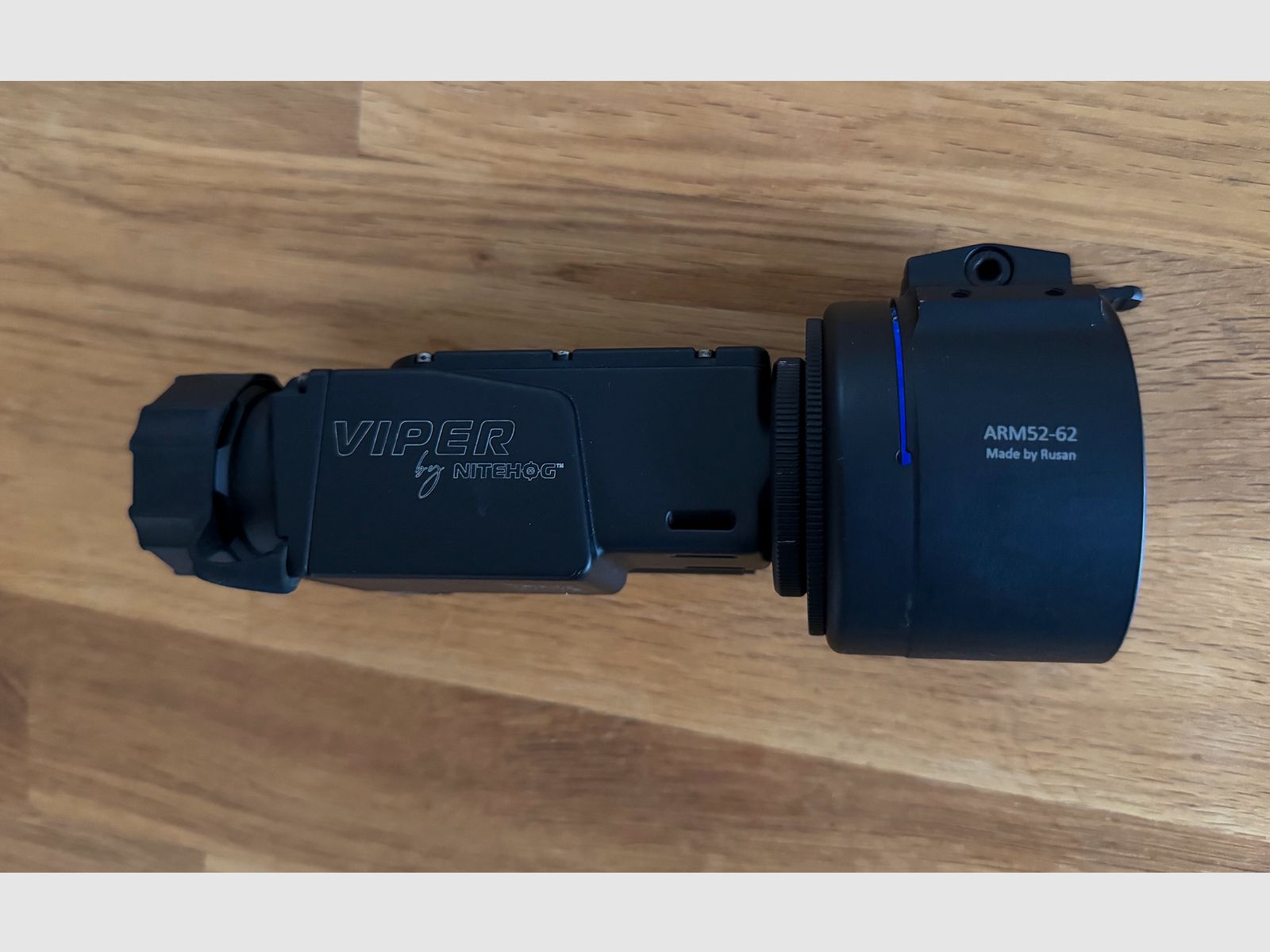 Nitehog TIR-M35 AC Viper Wärmebildvorsatzgerät (Gen. 1) SOFORT EINSETZBAR, da geladene) Batterie und 62er Rusan-Adapter inklusive