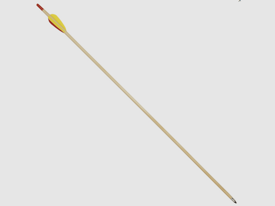 Flecha de repuesto Haller de madera 26"