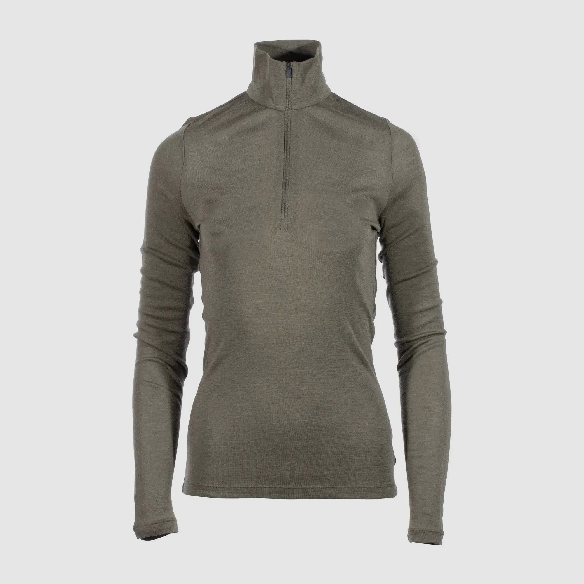 Icebreaker Icebreaker Langarmshirt Merino Everyday Half Zip oliv Frauen