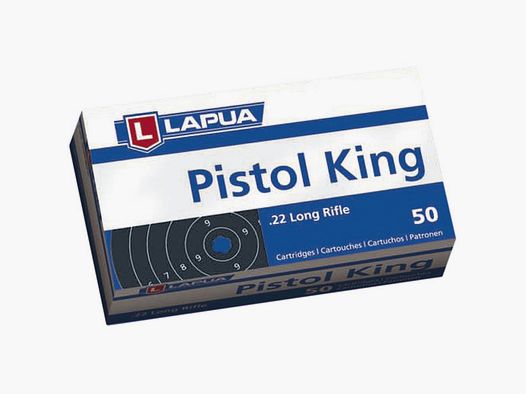 Lapua Pistol King .22 LR 40GR LRN 50 cartridges