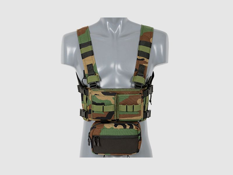 Micro MK3 Chest Rig - Woodland [EM]