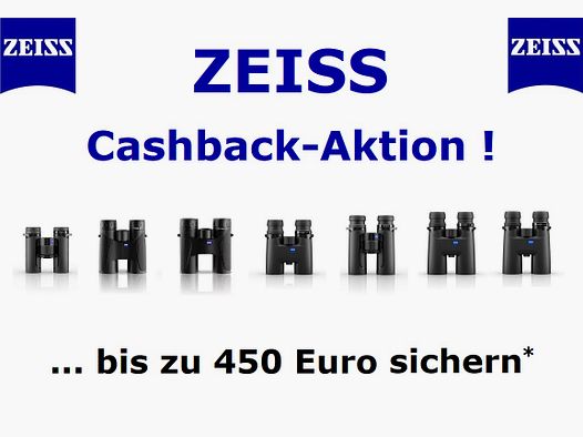 ZEISS Cashback-Betrag - ... bis zu 450,- Euro zurück*
