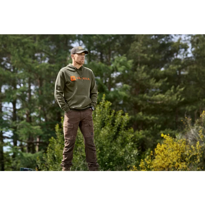 HARKILA Identity Hoodie – Grape leaf/Mandarin orange (114270219), image 7 of 8