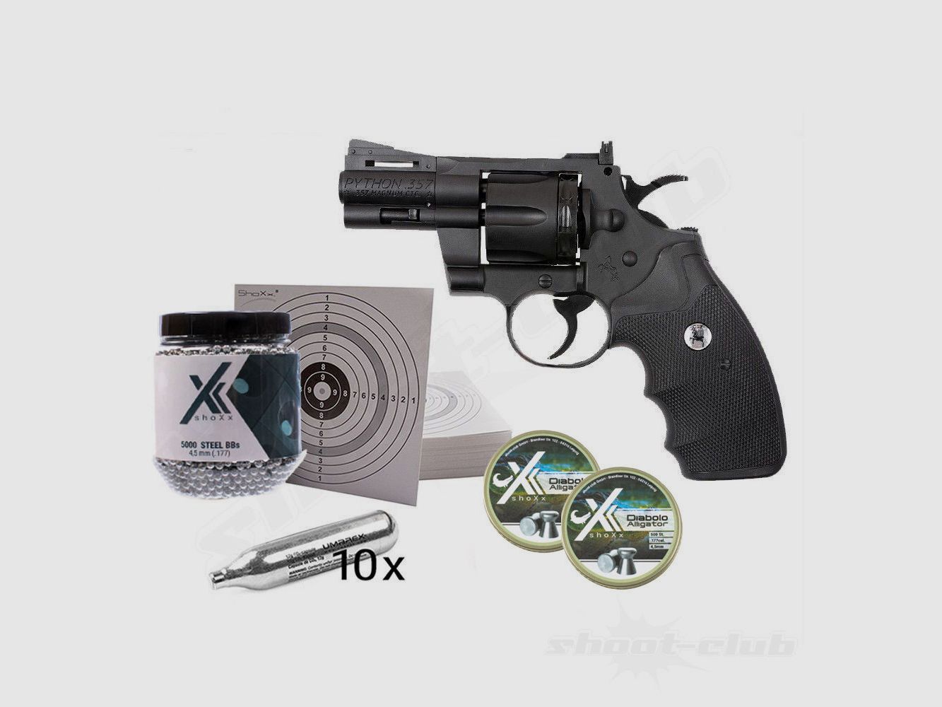 UMAREX	 CO2 Revolver Colt Python 2,5'' 4,5mm Stahl BB &