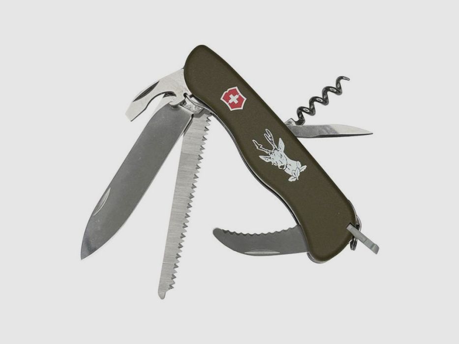 Victorinox Nóż kieszonkowy Hunter oliwkowy, zdjęcie 5 z 8