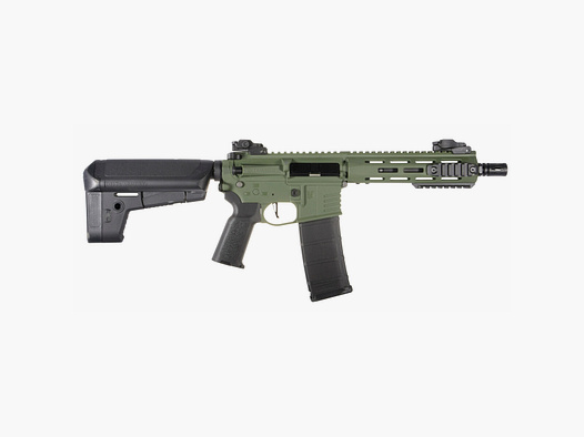 M4 AR15 M-LOK 8 Zoll CHARLIE Oliv S-AEG Airsoft Gewehr Frei ab 18 Jahren | Delta Armory