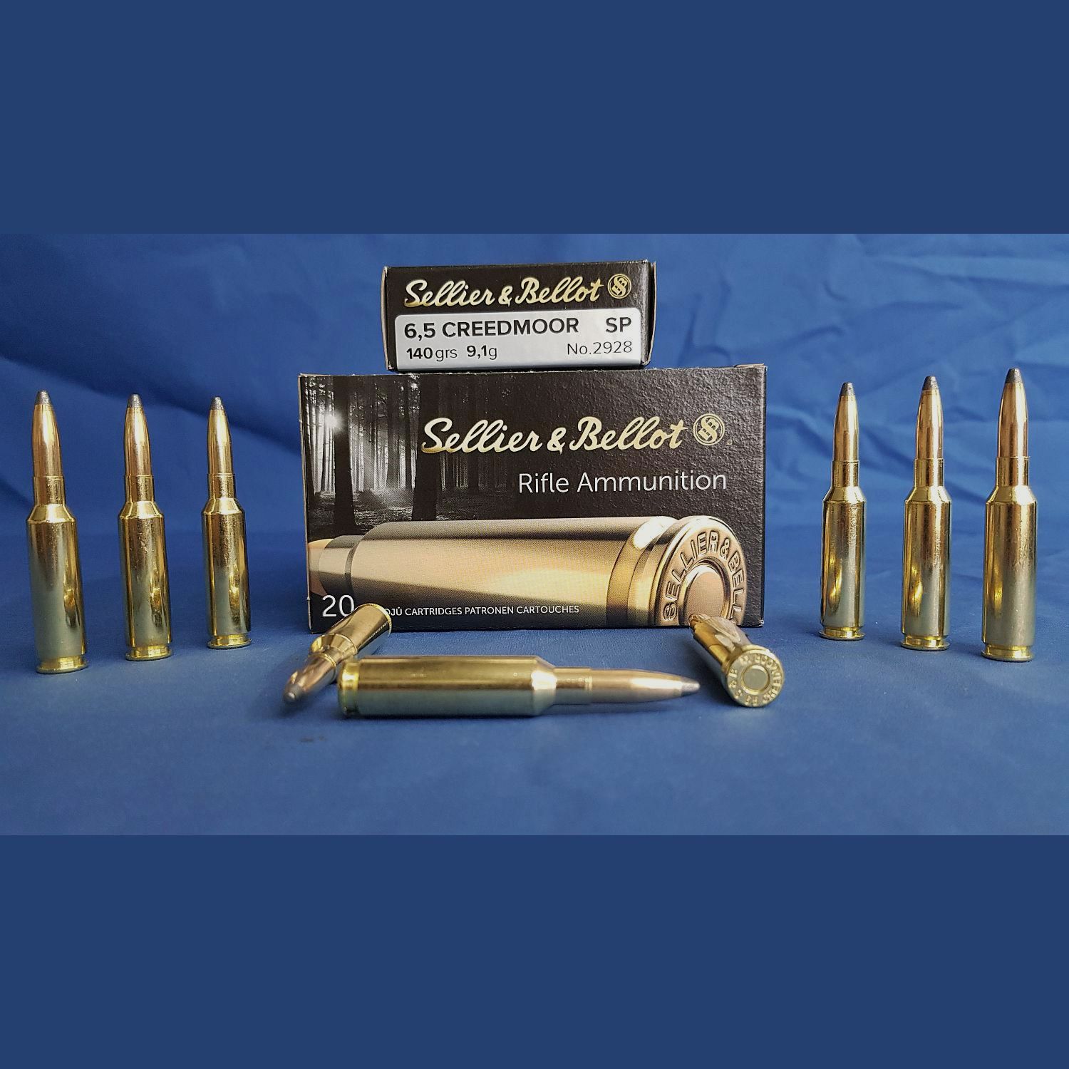 Sellier&Bellot 6,5 Creedmoor 140grs 9,1g SP