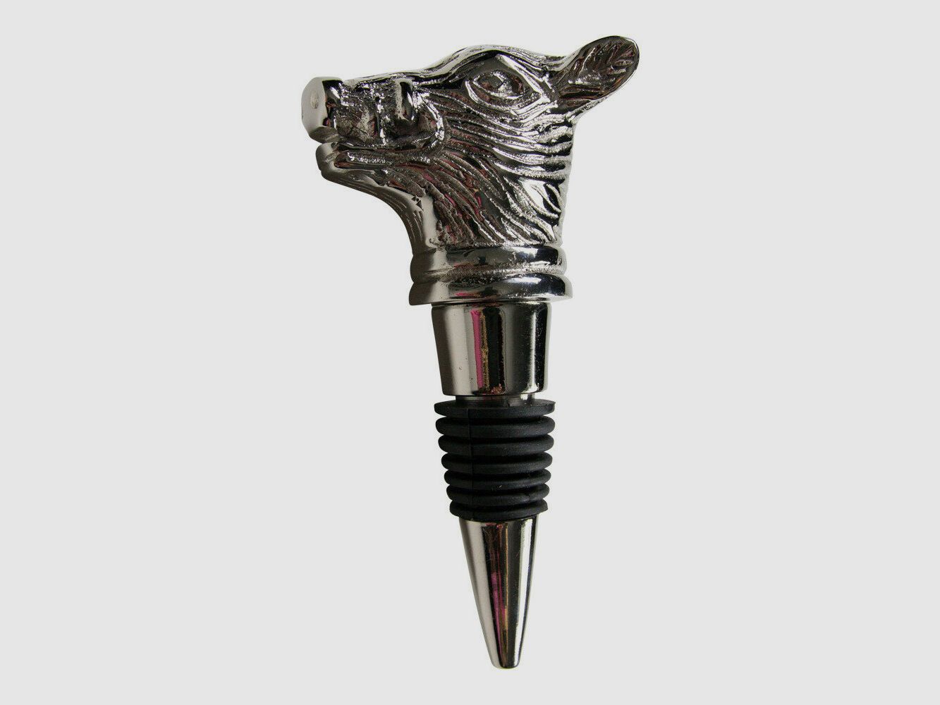 Lovergreen Accessoires Motiv Wildschweinkopf als Aluminium-Korken für Weinflaschen