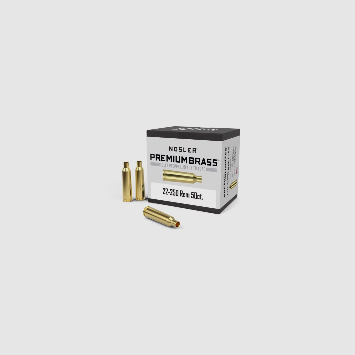 NOSLER CUSTOM HÜLSEN Kal. 22-250 REMINGTON 50St., Bild 2 von 2