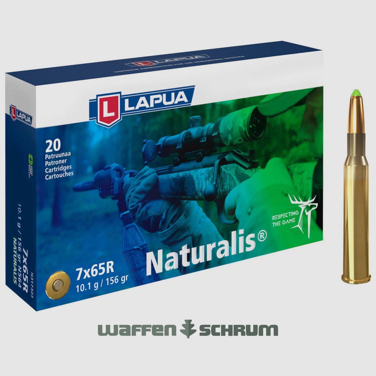 Lapua Naturalis 10,1g - 156gr. 7x65R