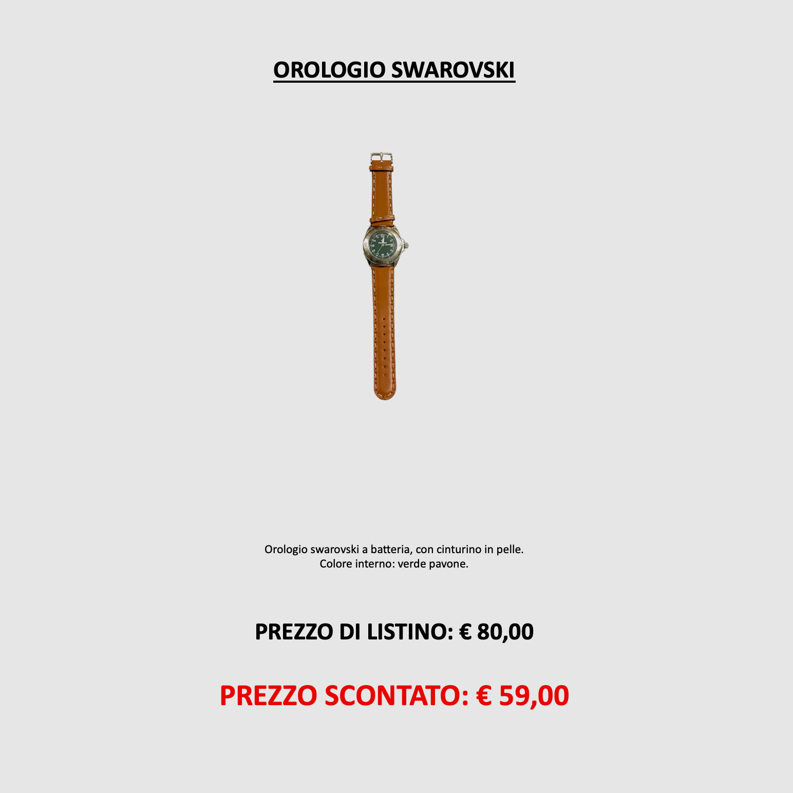 Swarovski – MONTRE SWAROVSKI, image 3 sur 3