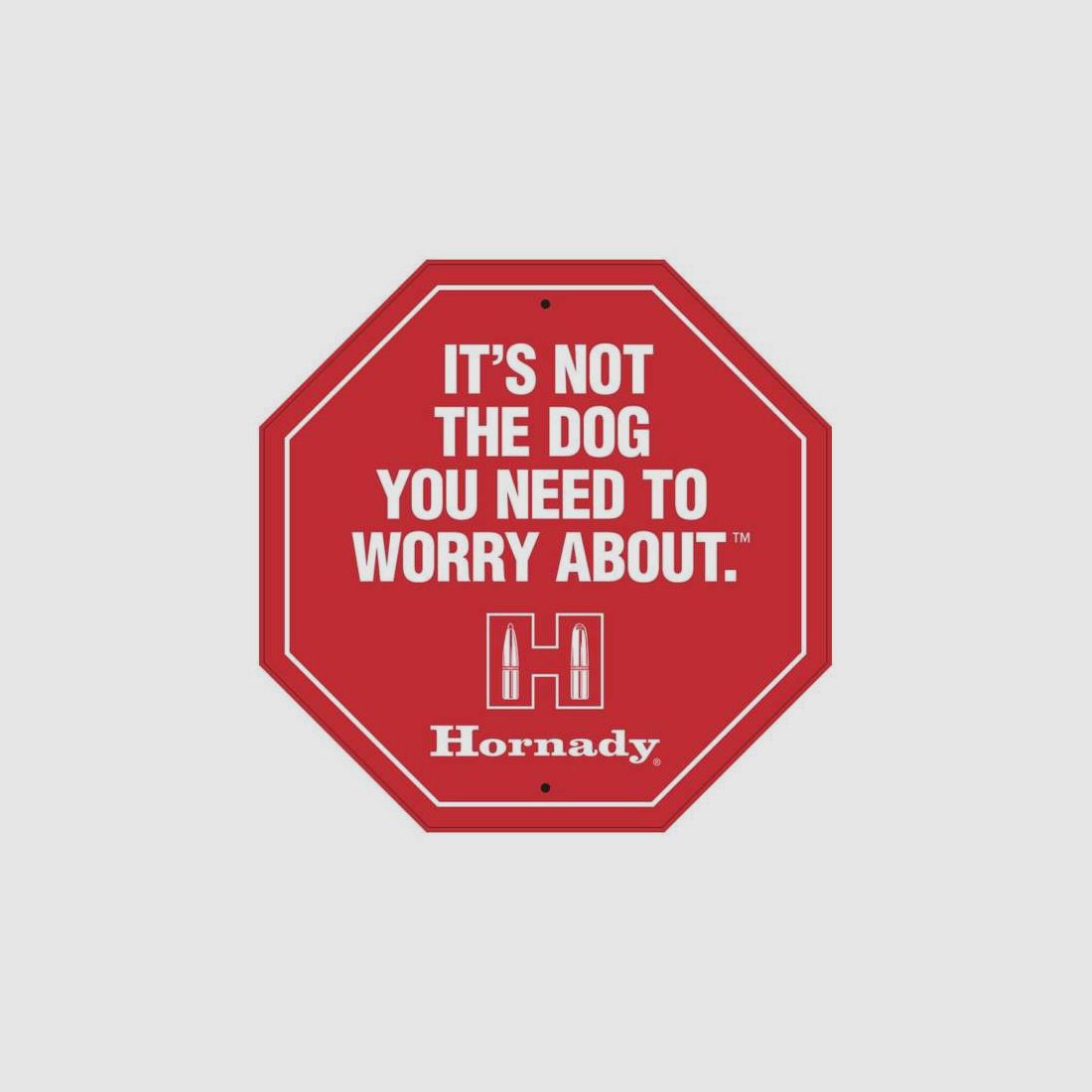 HORNADY BLECHSCHILD STOP ZEICHEN