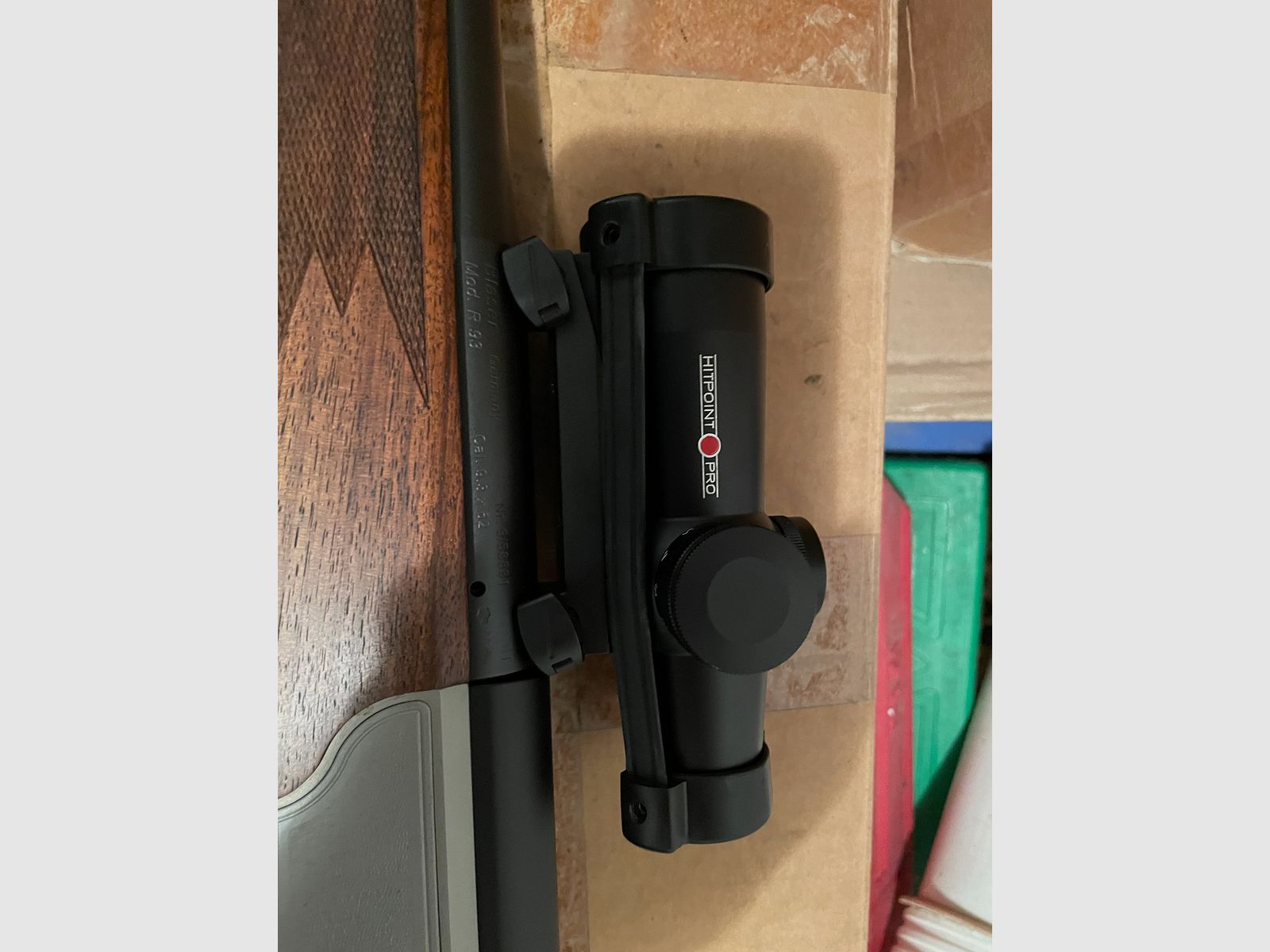 Blaser R93 Repetierbüchse 9,3x62 mit Zielfernrohr und Hitpoint