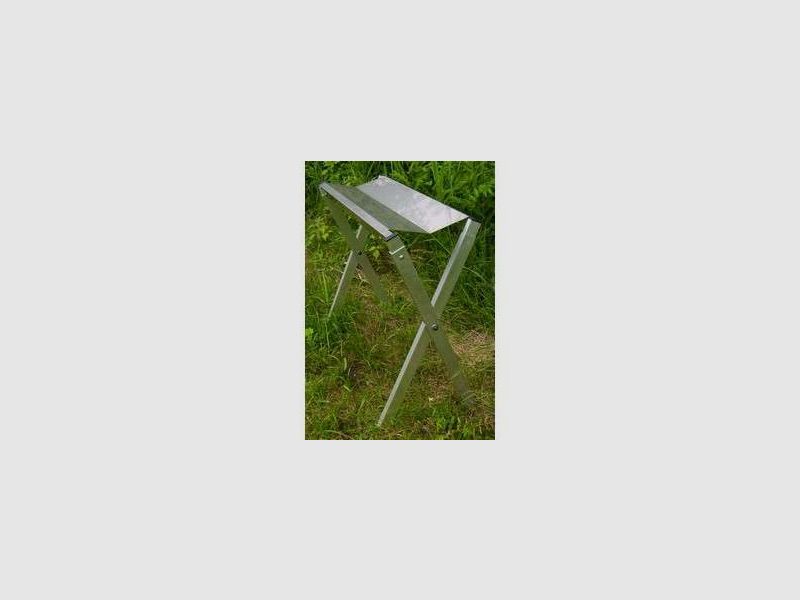Opbreektafel met roestvrijstalen bak