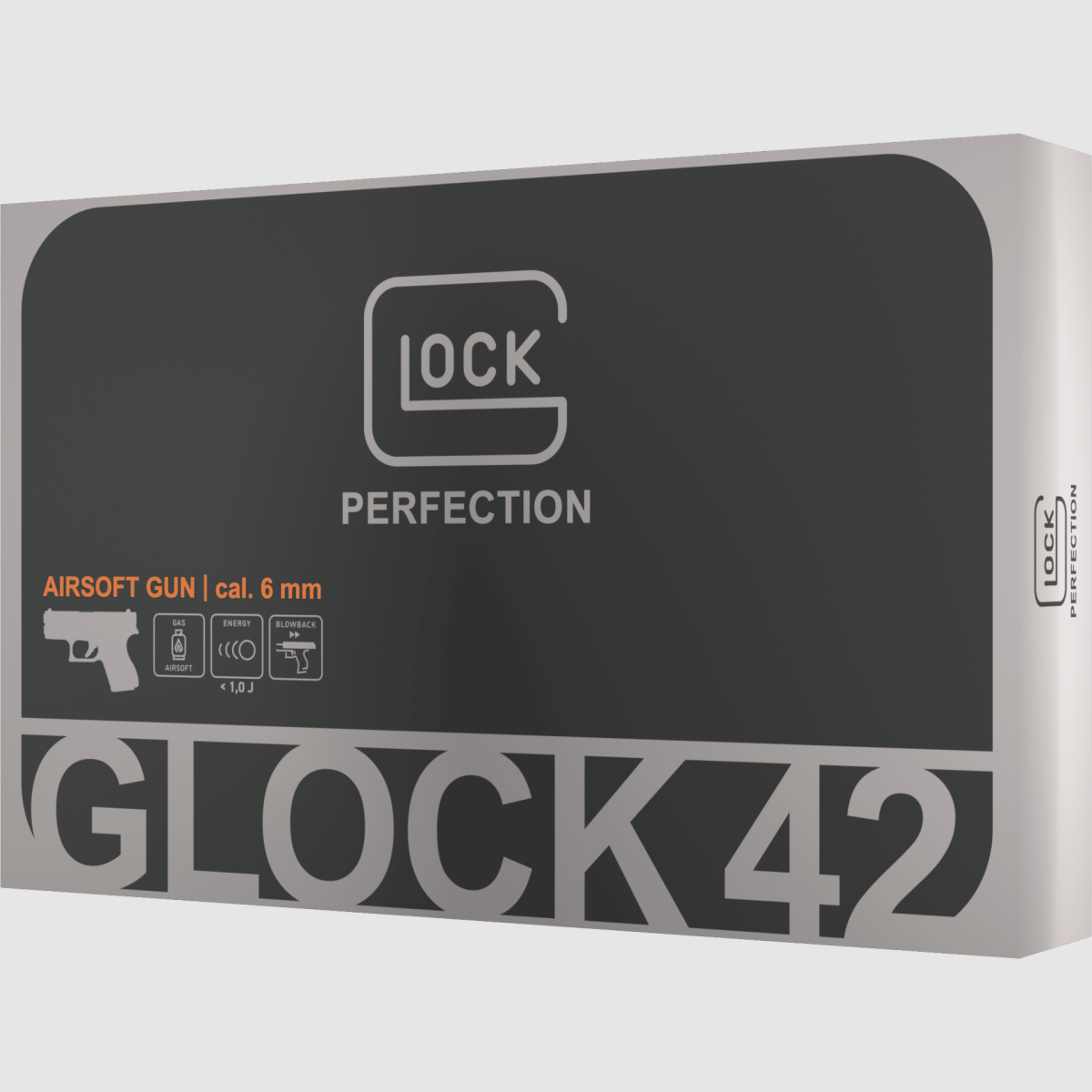 Glock 42 z metalowym zamkiem GBB czarny - VfC, zdjęcie 5 z 5