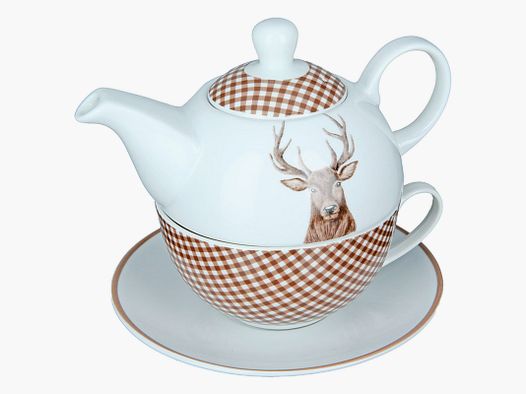 Teekanne Tea for one Hirschi Teekanne mit Tasse