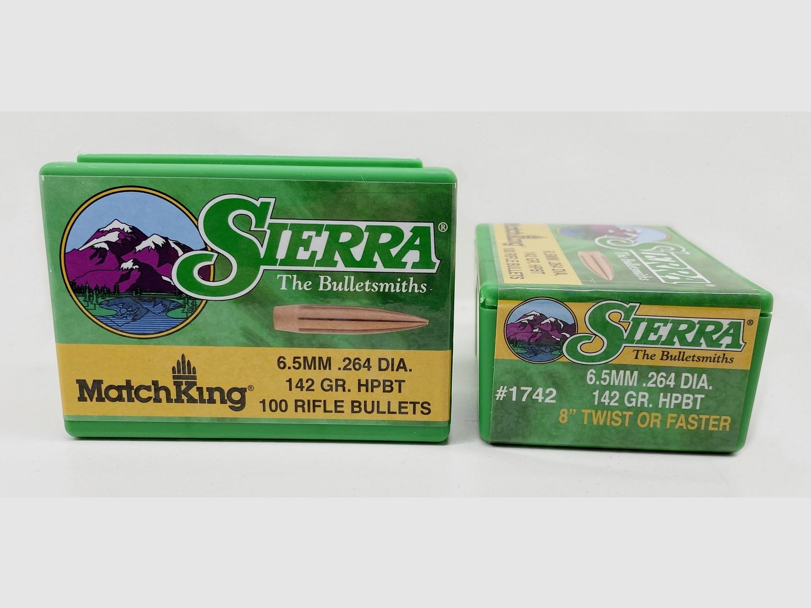 Sierra bullets .264 (6.5 mm) 142 gr HPBT 100 pcs.