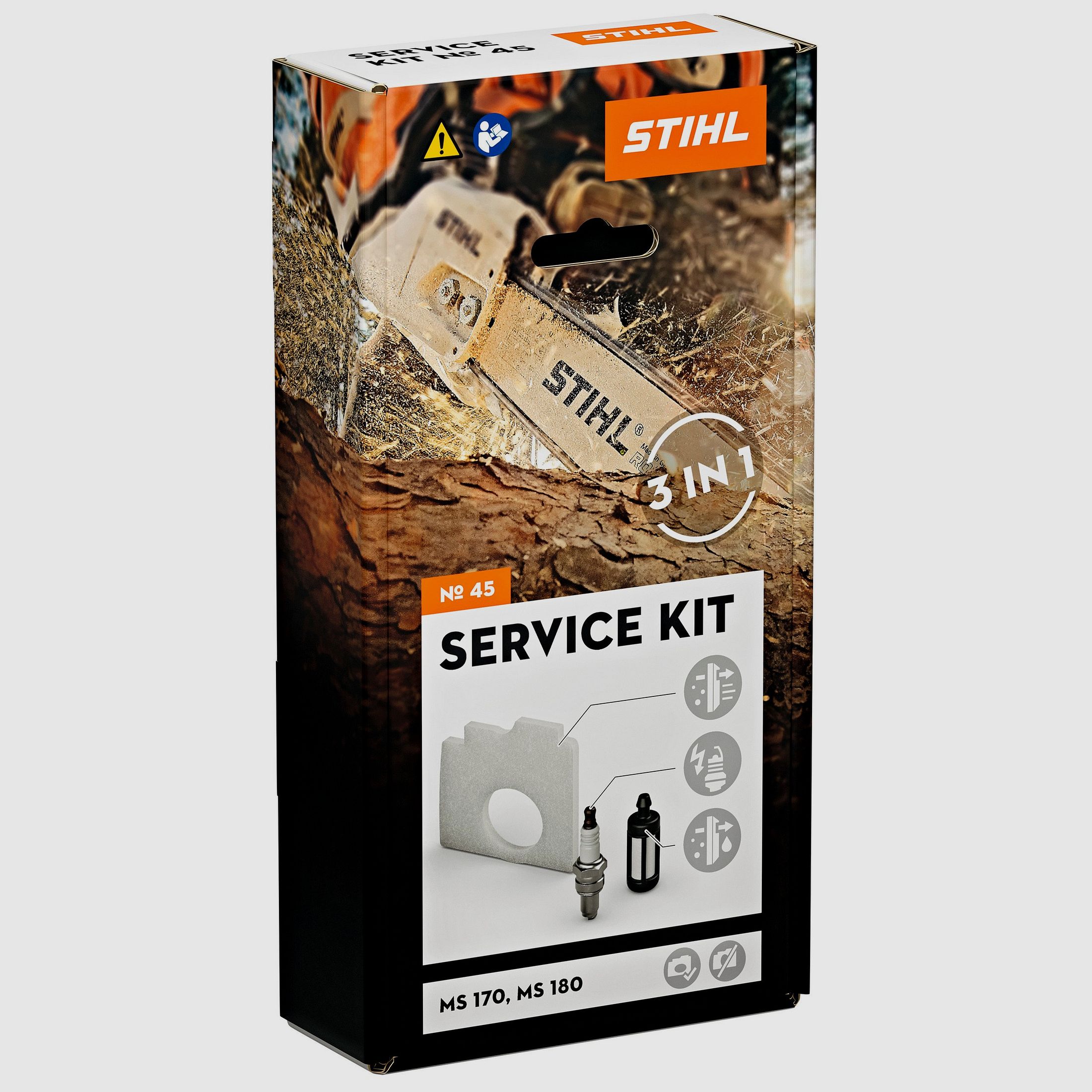 Stihl service kit for chainsaws