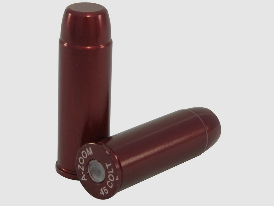 A-Zoom Douilles Factices en Aluminium Anodisé .45 Long Colt 6-Pack