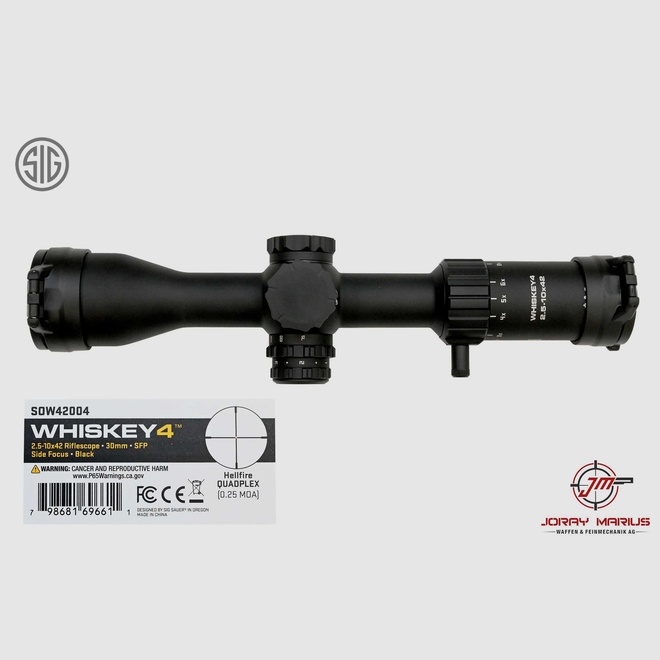 SIG Sauer Whiskey4 2.5-10×42 Beleuchtet