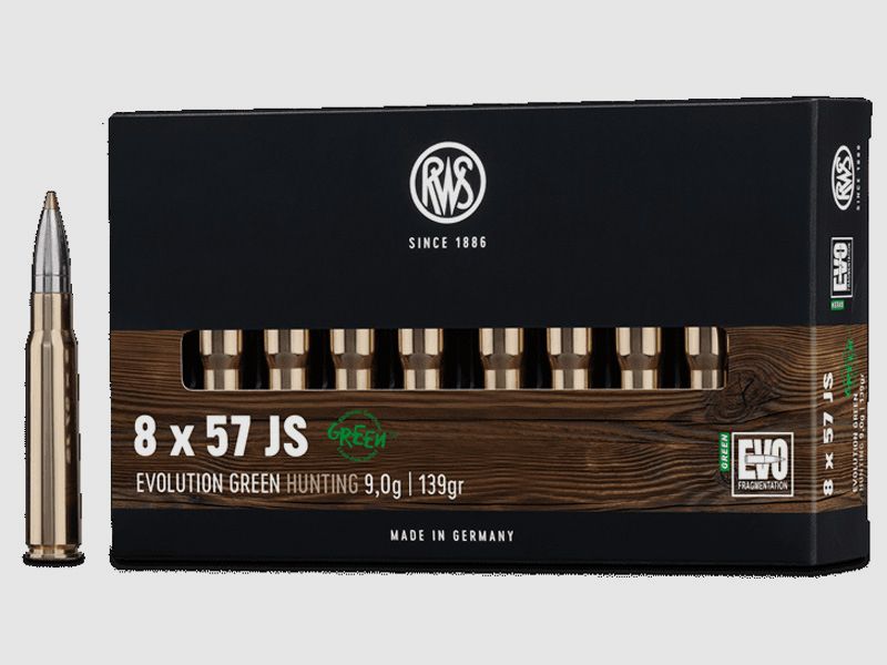 RWS 8x57JS Evo Green 9,0g - 139gr