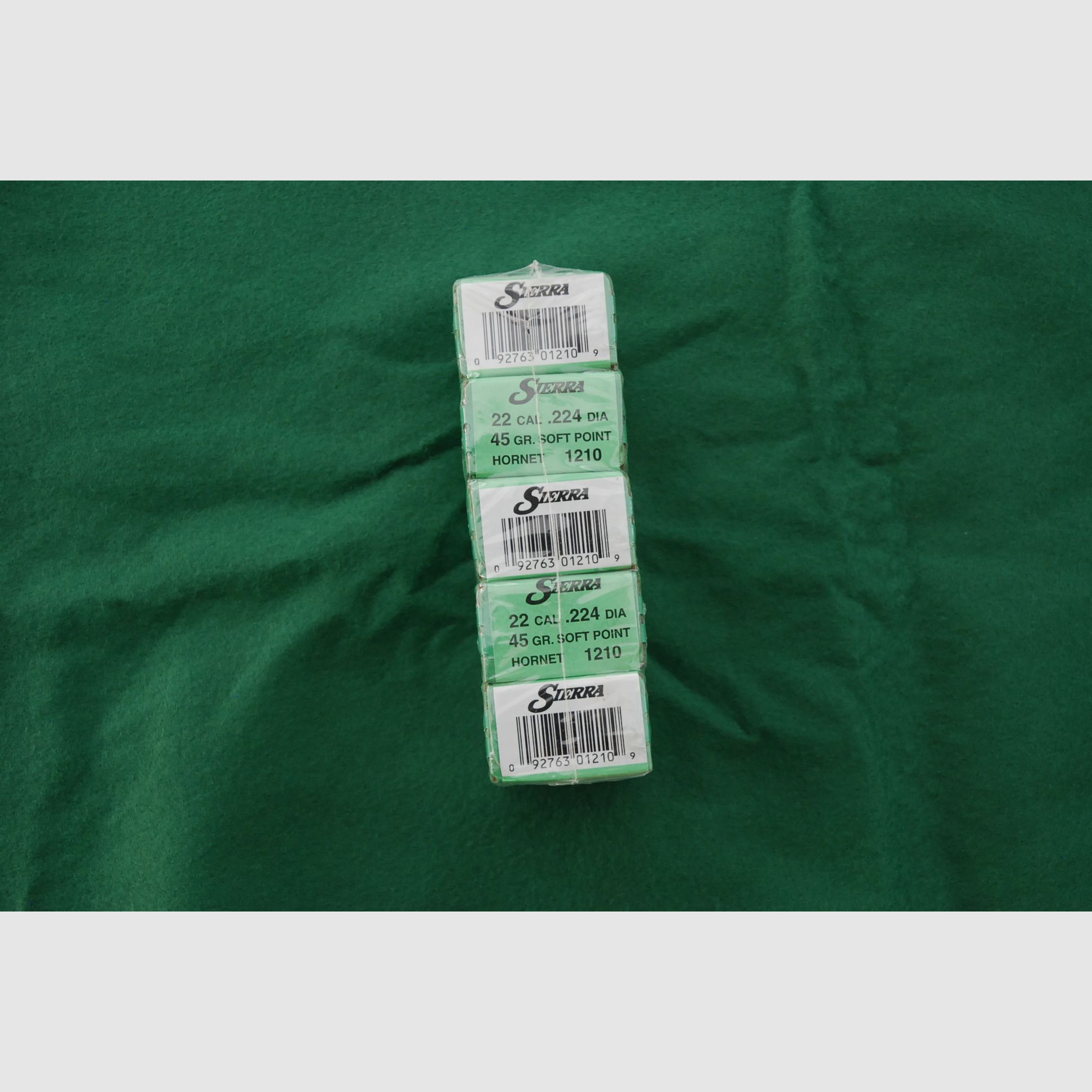 .224 / 5.6 mm 45 gr / 2.9 g Sierra Varminter bullets for Hornet 500 pieces