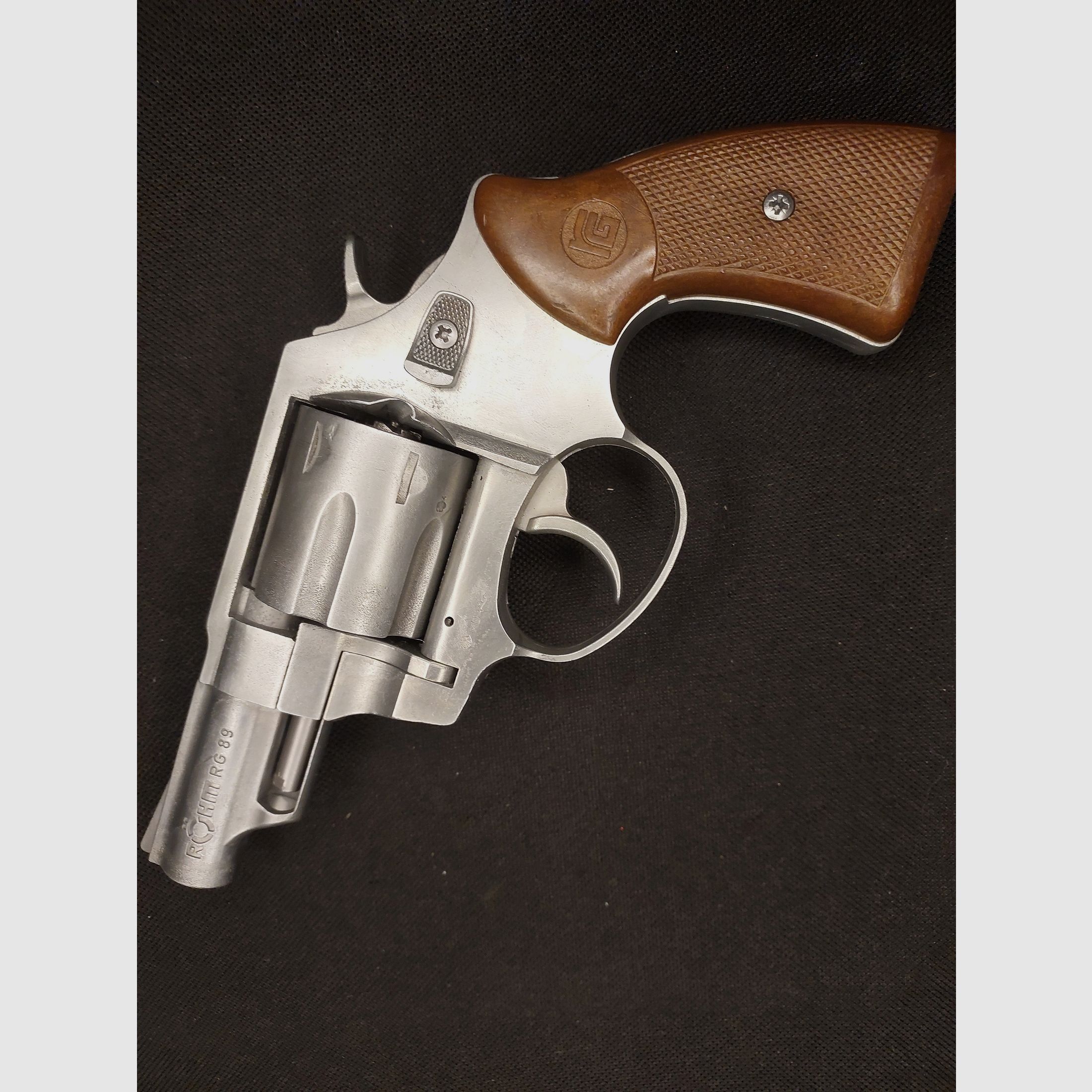 Röhm RG89 Schreckschuss Revolver Steel (PTB 451) Unikat!