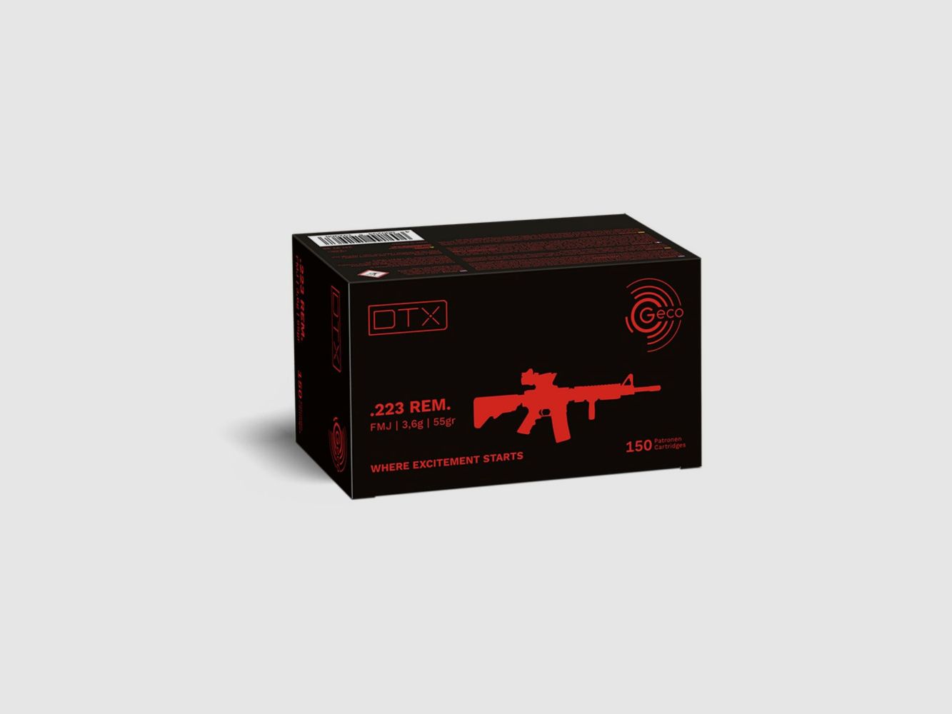 GECO Ammo .223 Rem Geco DTX 3.6 g / 55 gr VE150
