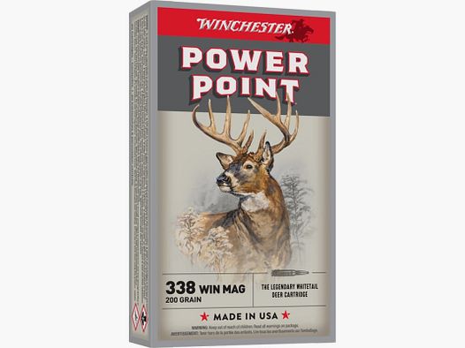 Winchester .338 Win Mag Power Point 200 gr