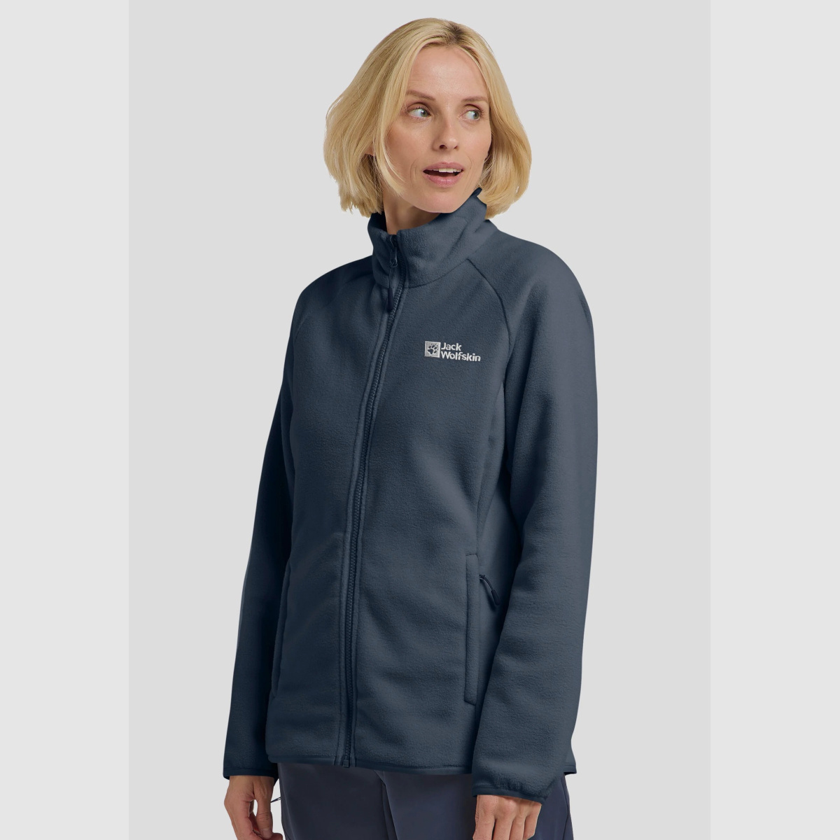 JACK WOLFSKIN Moonrise Fz W Fleecejacke Damen Midnight Sky