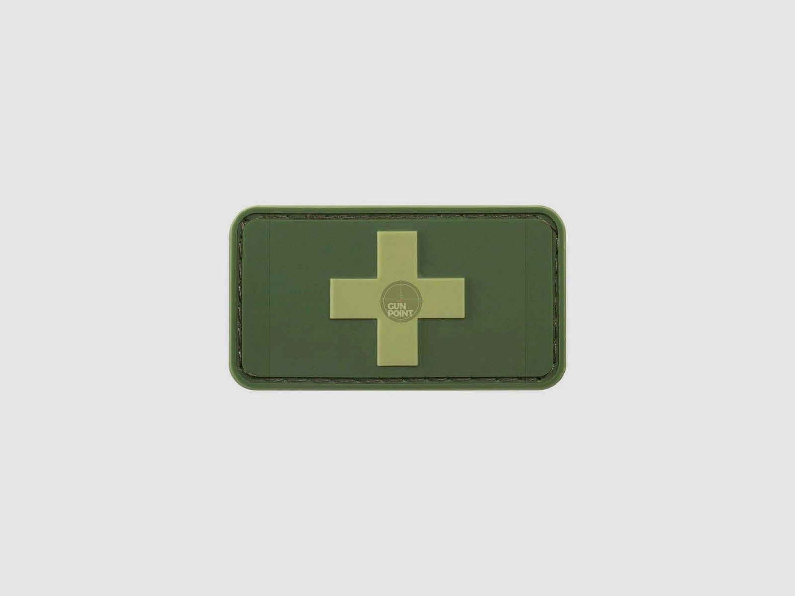 JTG Swiss Flag Rubber Patch-Forest