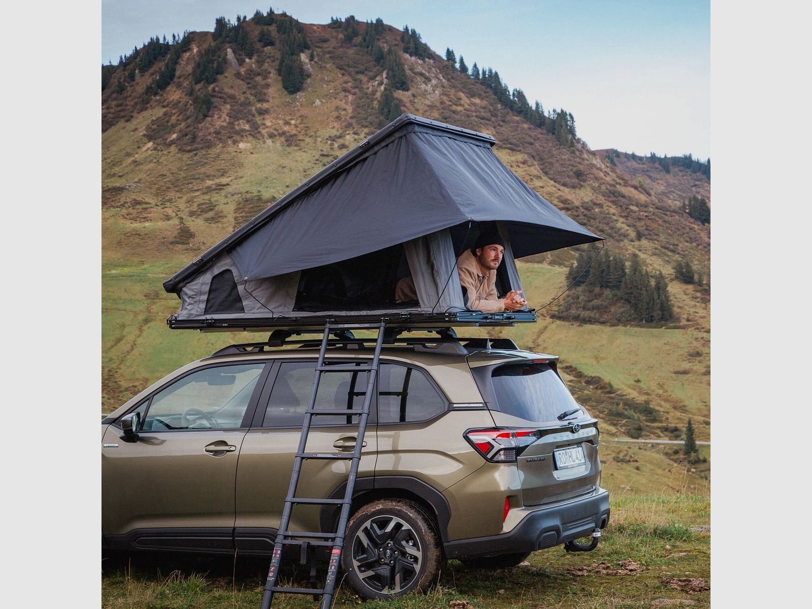 Tenda da tetto Cloud - Area di riposo 140 cm, immagine 9 di 19