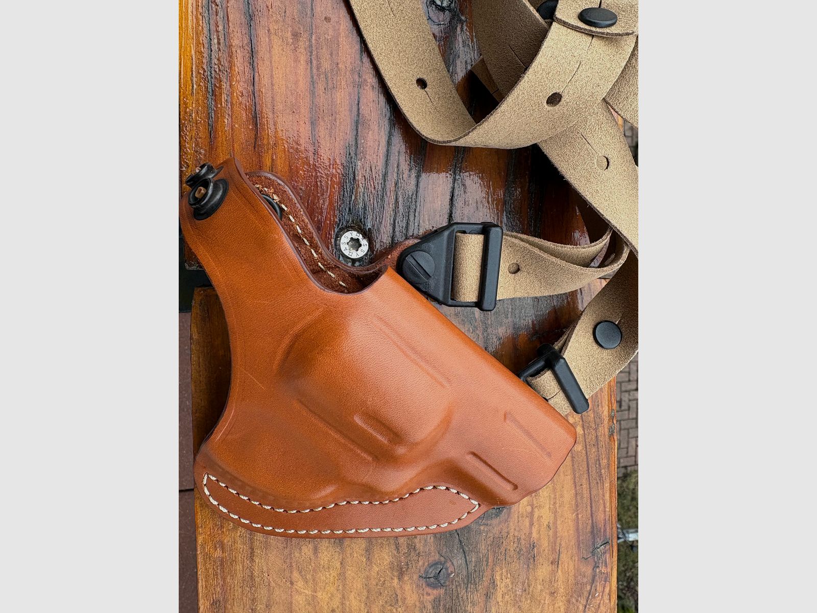 Set! 2x .38 Spezial Smith & Wesson Holster für 60/2" Lauf