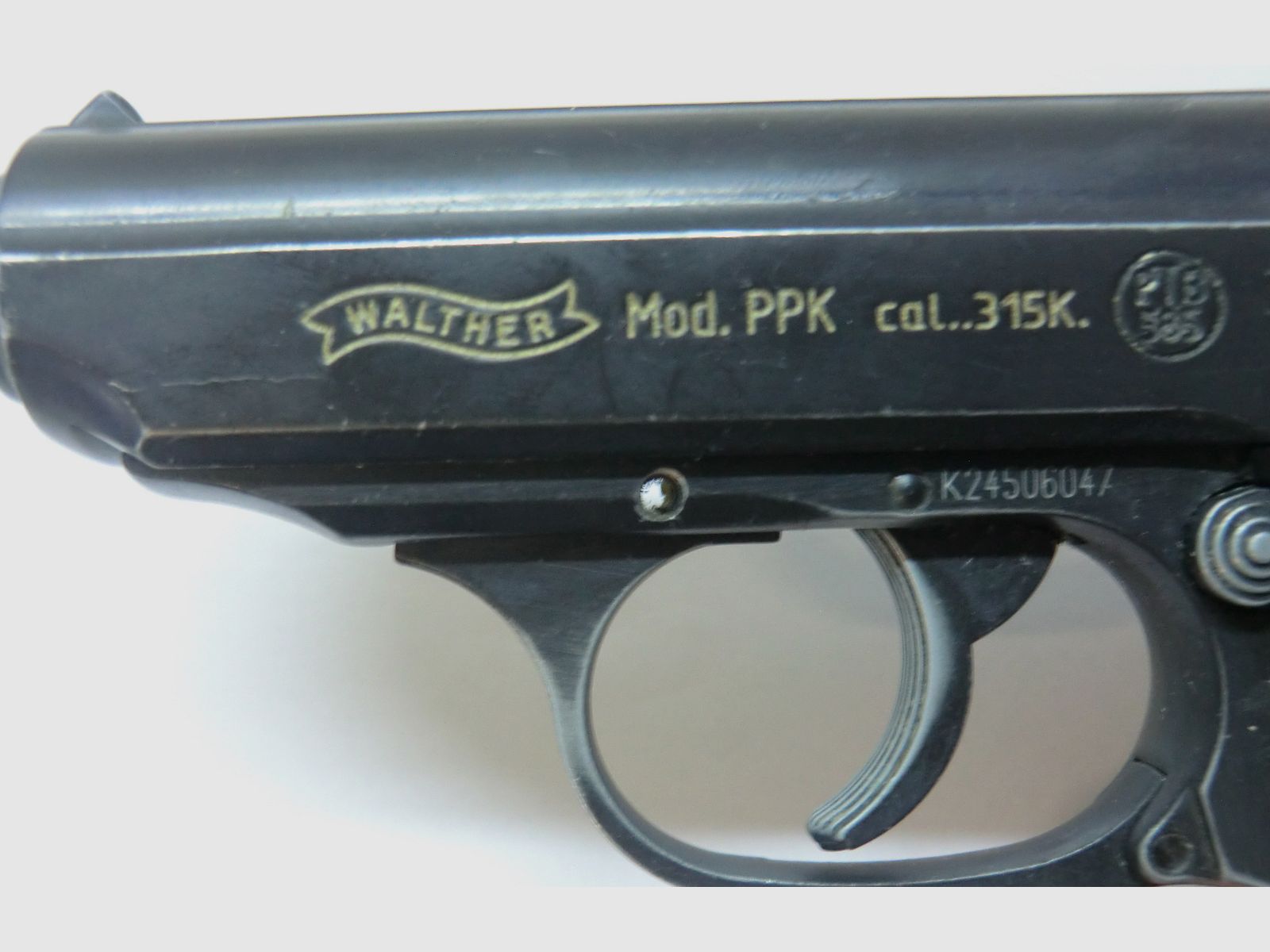 Walther Mod. PPK cal. 315K. PTB 585, Beschuss: AC 1977