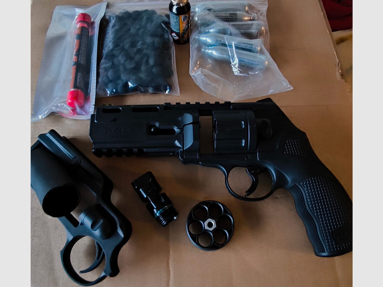 T4E TR50 Gen2 cal.50 & P2P HDR50 Launcher +Zubehör, Neuwertig!!