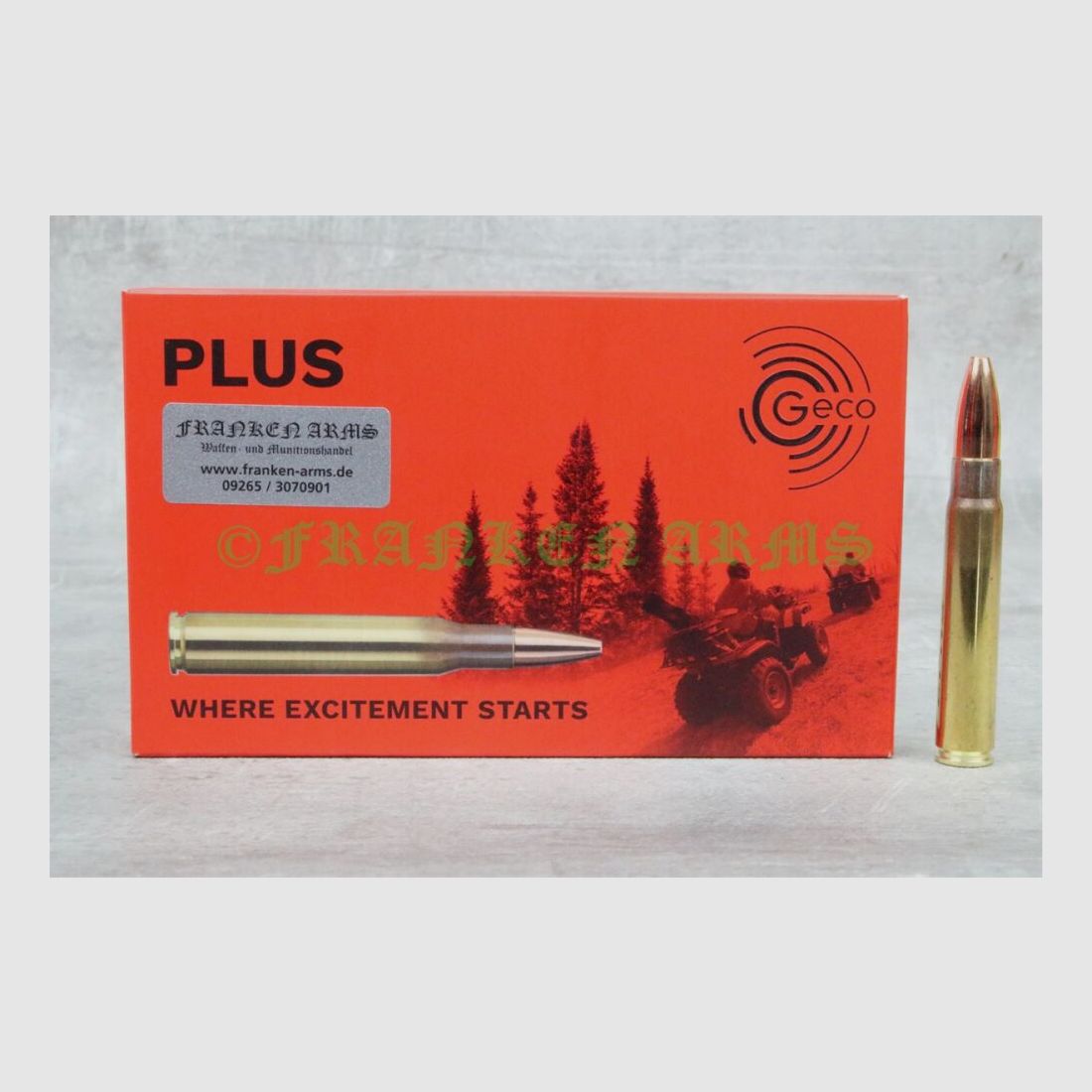 Geco Plus 9,3x62 255gr. 16,5g 20 pezzi