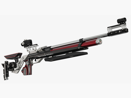 Feinwerkbau 800 Alu Argent/Rouge Appui - Crosse X-line