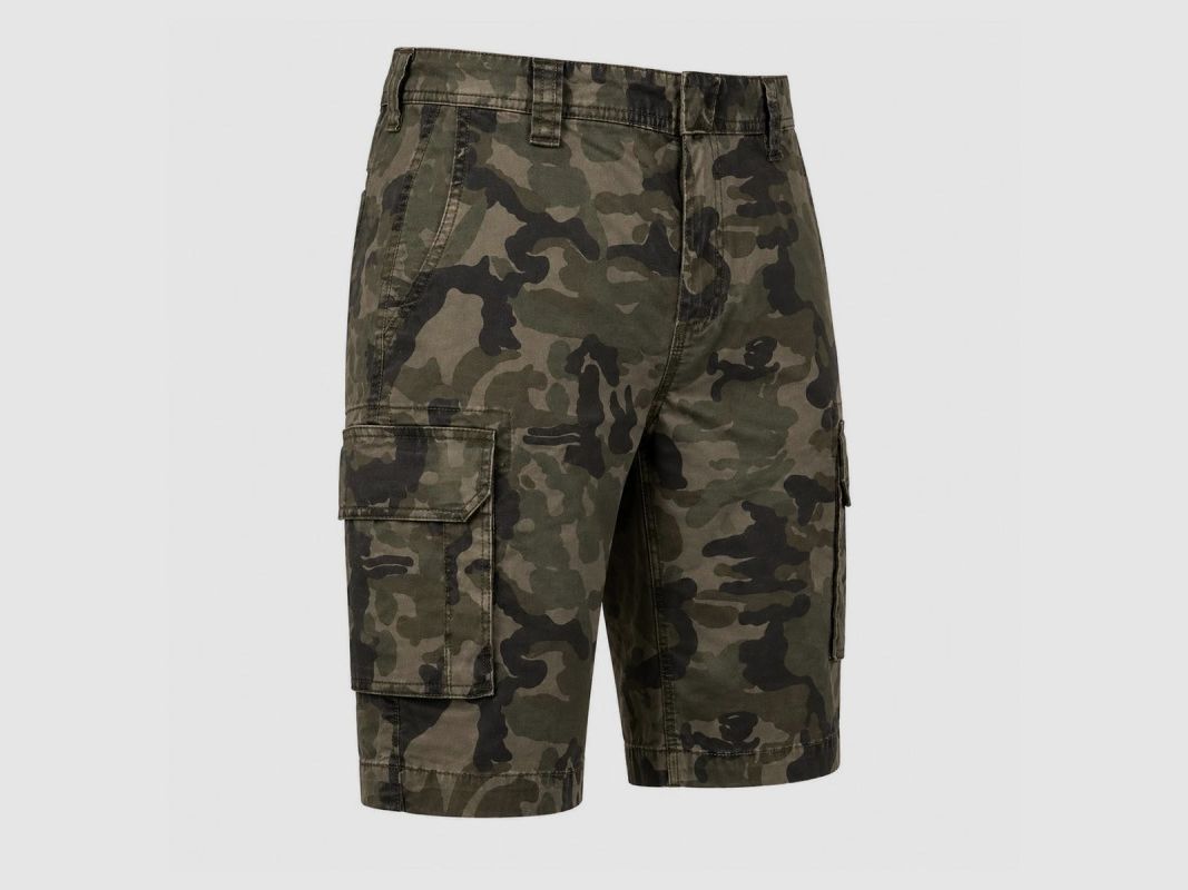 Pantaloni Cargo Corti Camo 4 Tasche - Stile Militare Outdoor, immagine 8 di 13