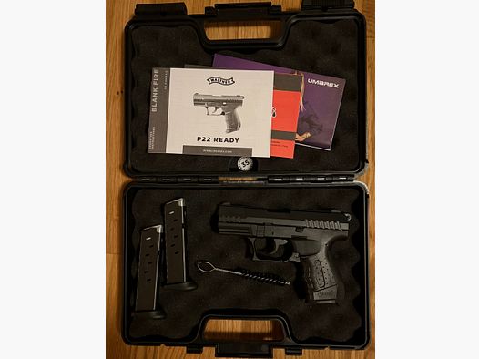 Umarex Walther P22 Ready pistolet d'alarme – inutilisé – PTB - 2ème chargeur