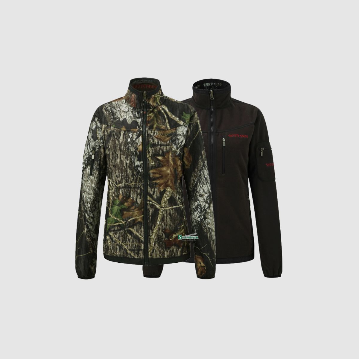 SHOOTERKING Softshell Damen Jacke 2 in 1 Mossy Oak Camo