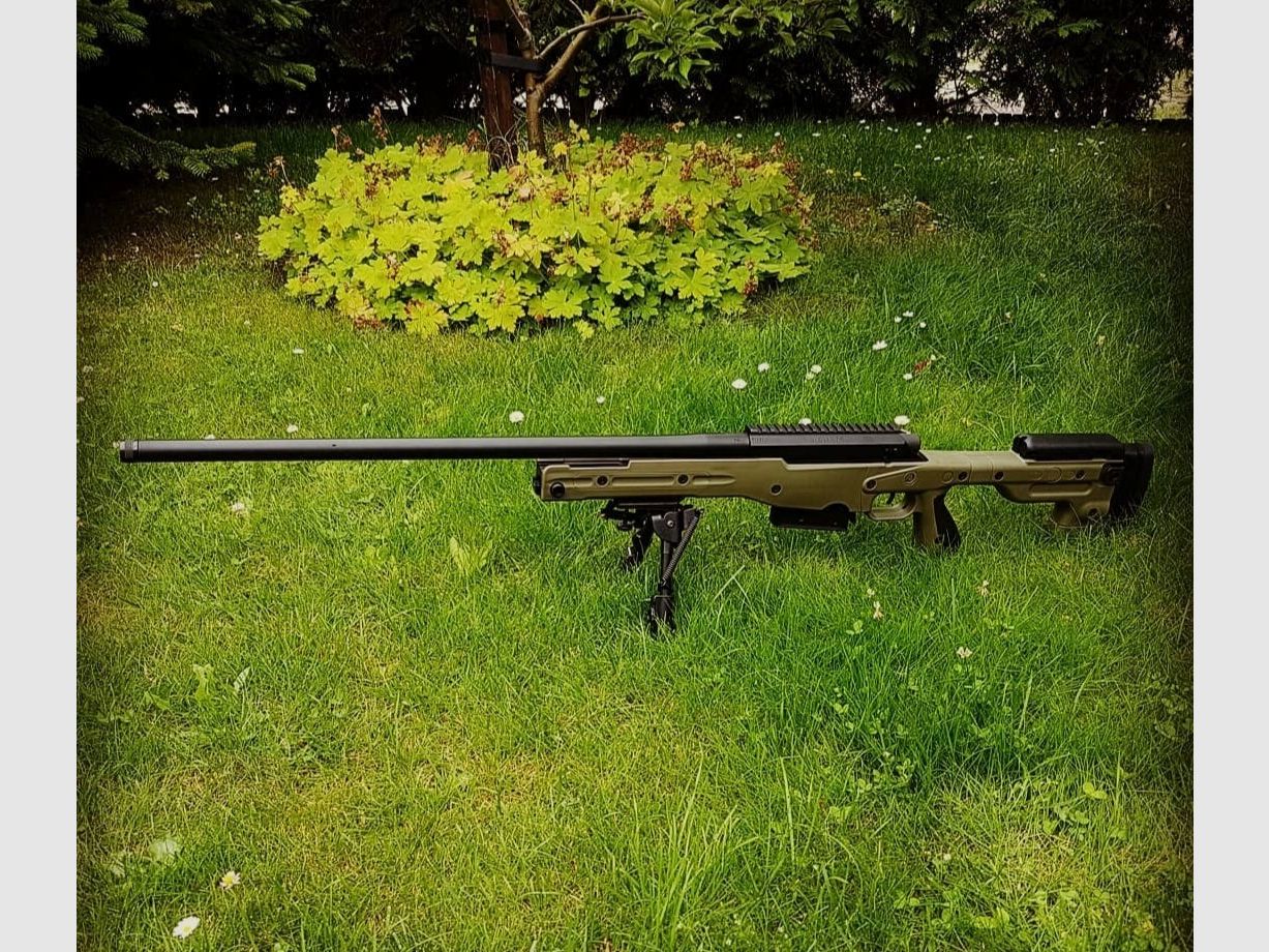 AS.H Walküre .300 Win Mag, PSG, AICS AT, fast neu 