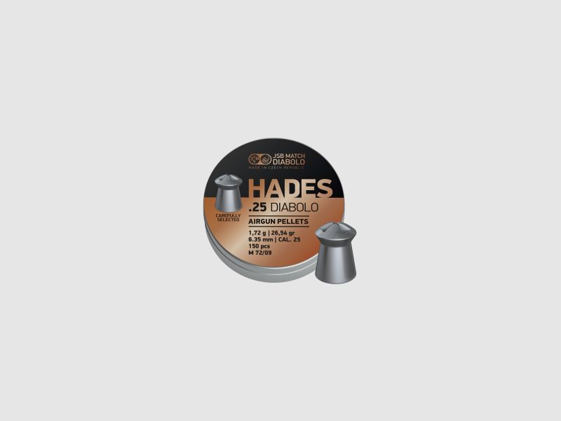 Dose 250 Diabolos JSB HADES .25 (6.35 mm) 1,72 g