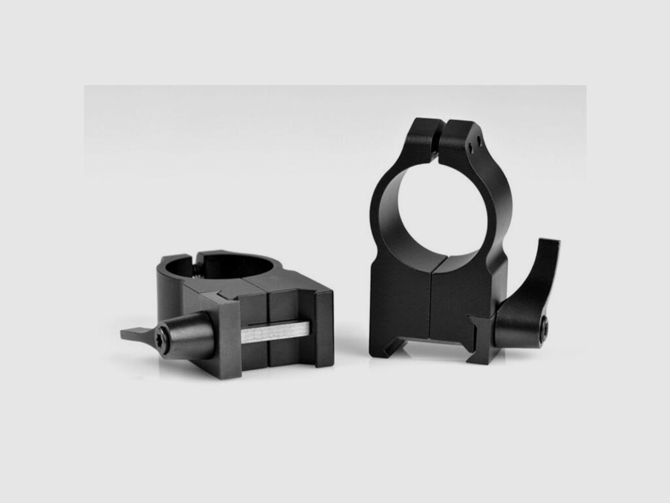 Warne QD Steel Rings - Weaver 1 inch (1") Extra High 16.5 mm (203LM)
