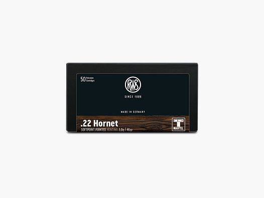 RWS cal. 22 Hornet TMS 3,0 g / 46 gr - Scatola da 20 pz
