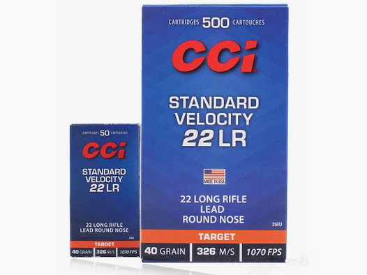 CCI Standard 40grs 500 Schuss