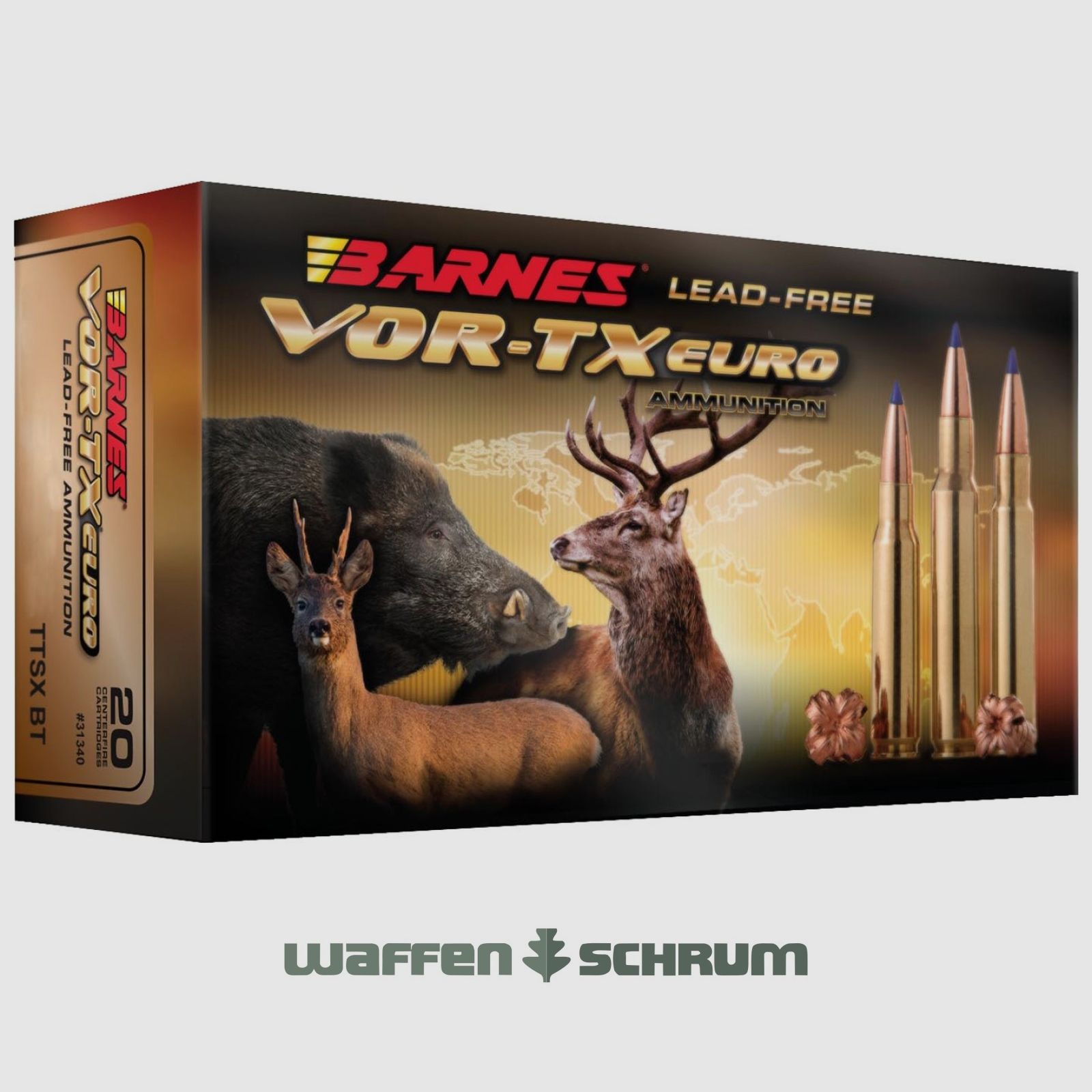 Barnes TTSX 10,4g - 160gr 8x57JS