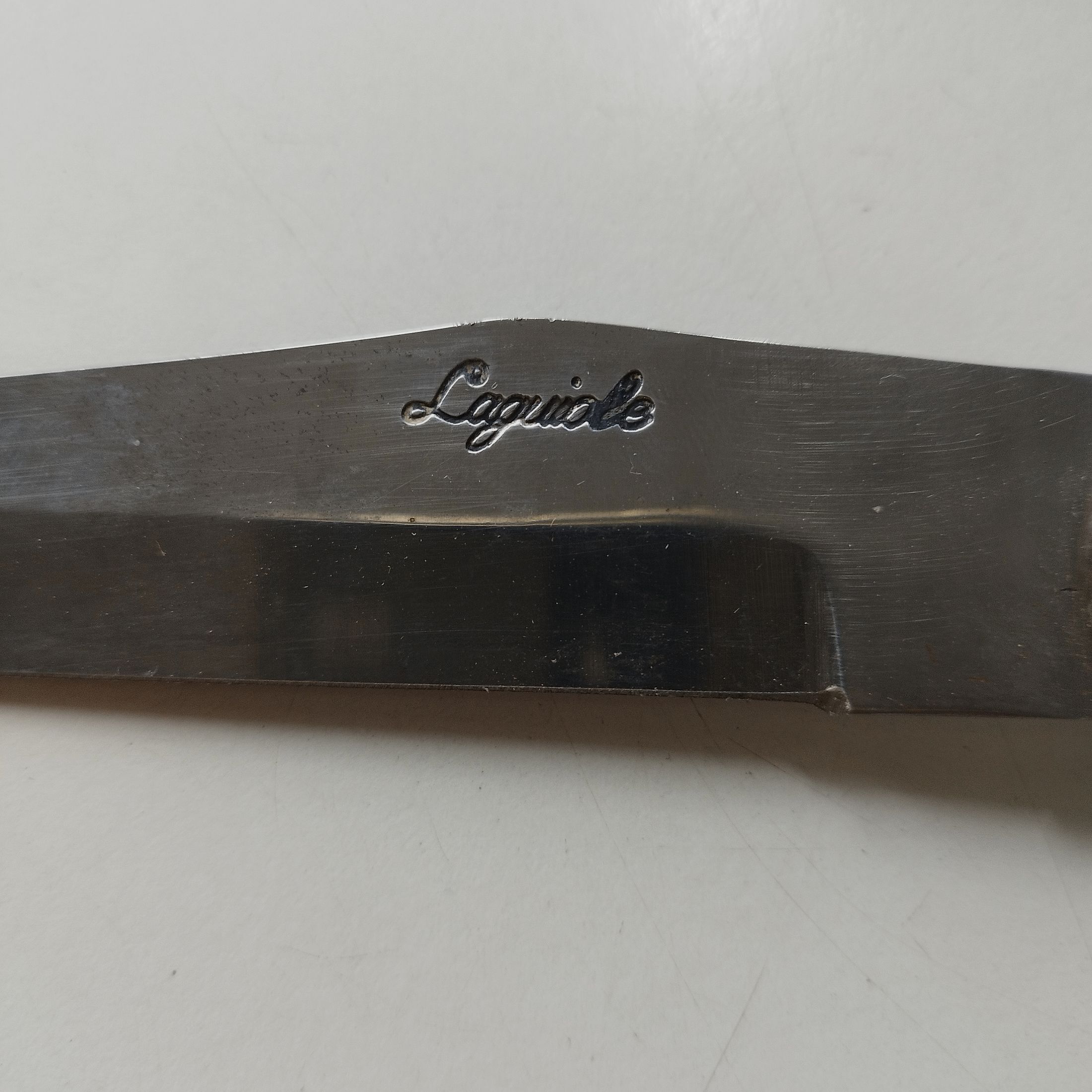 Couteau Lagoile rare avec forme spéciale et étui en cuir - Particularité !, image 4 sur 6