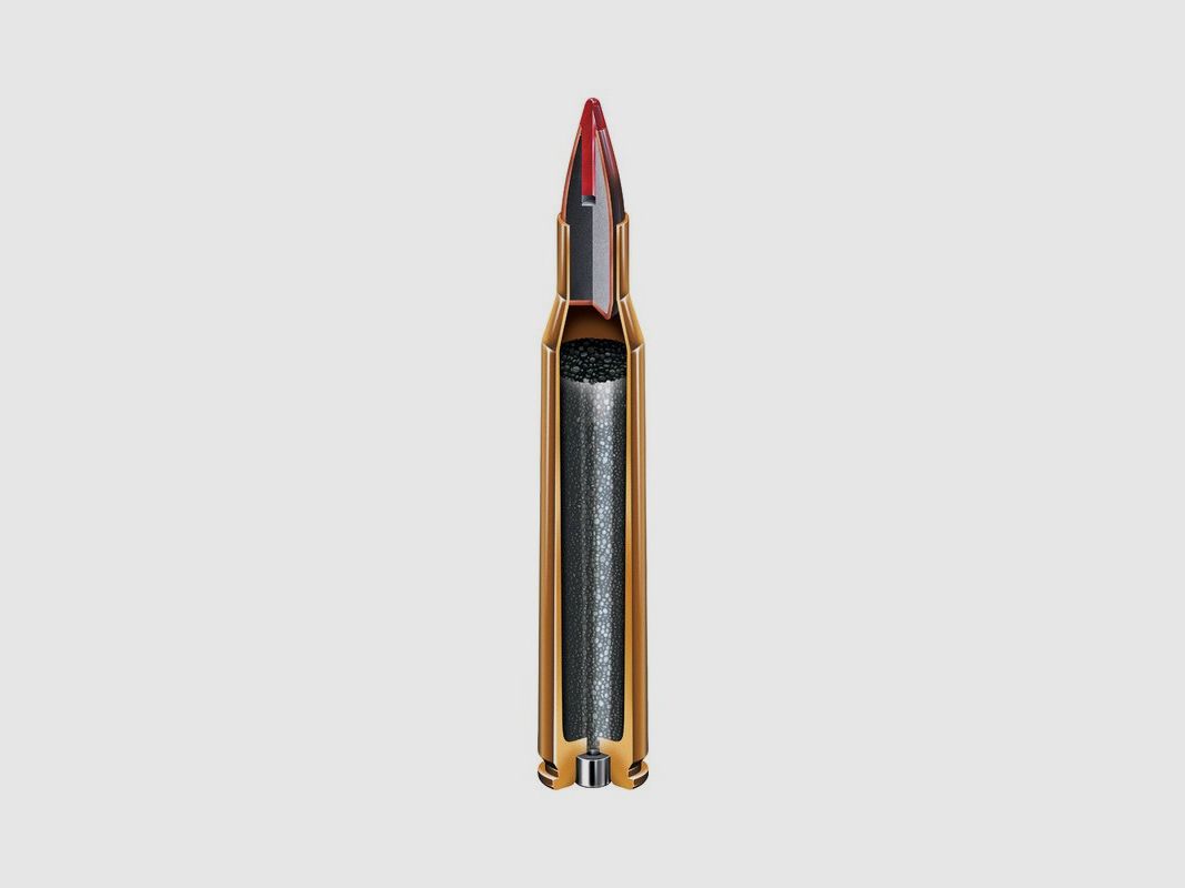 HORNADY 222 REM 50GR V-MAX SUPERFORMANCE VARMINT, zdjęcie 4 z 4