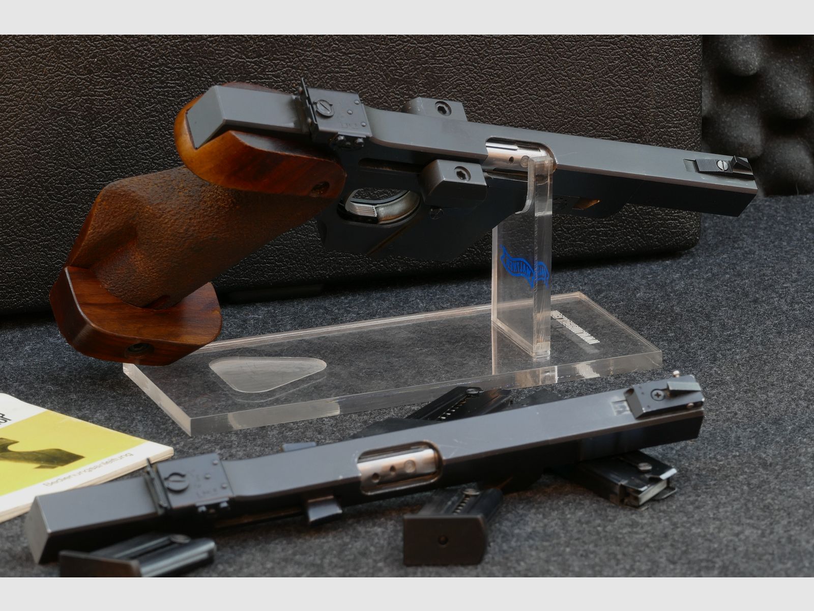Walther GSP – ( .32 S&W Long / calibre intercambiable .22 LR ), set completo, maletín, sistema intercambiable - servicio realizado